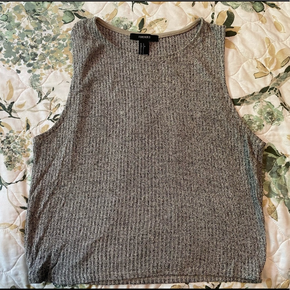 Forever 21 gray top